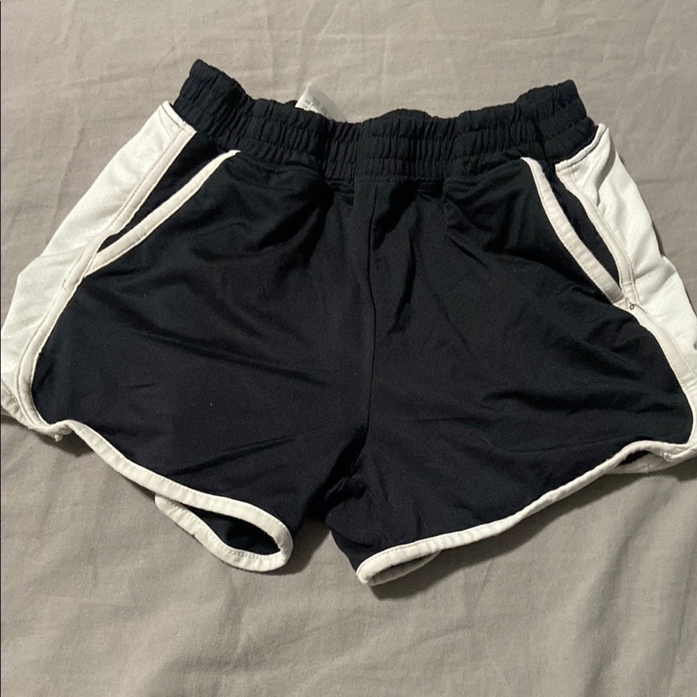 Black and White Women's Shorts